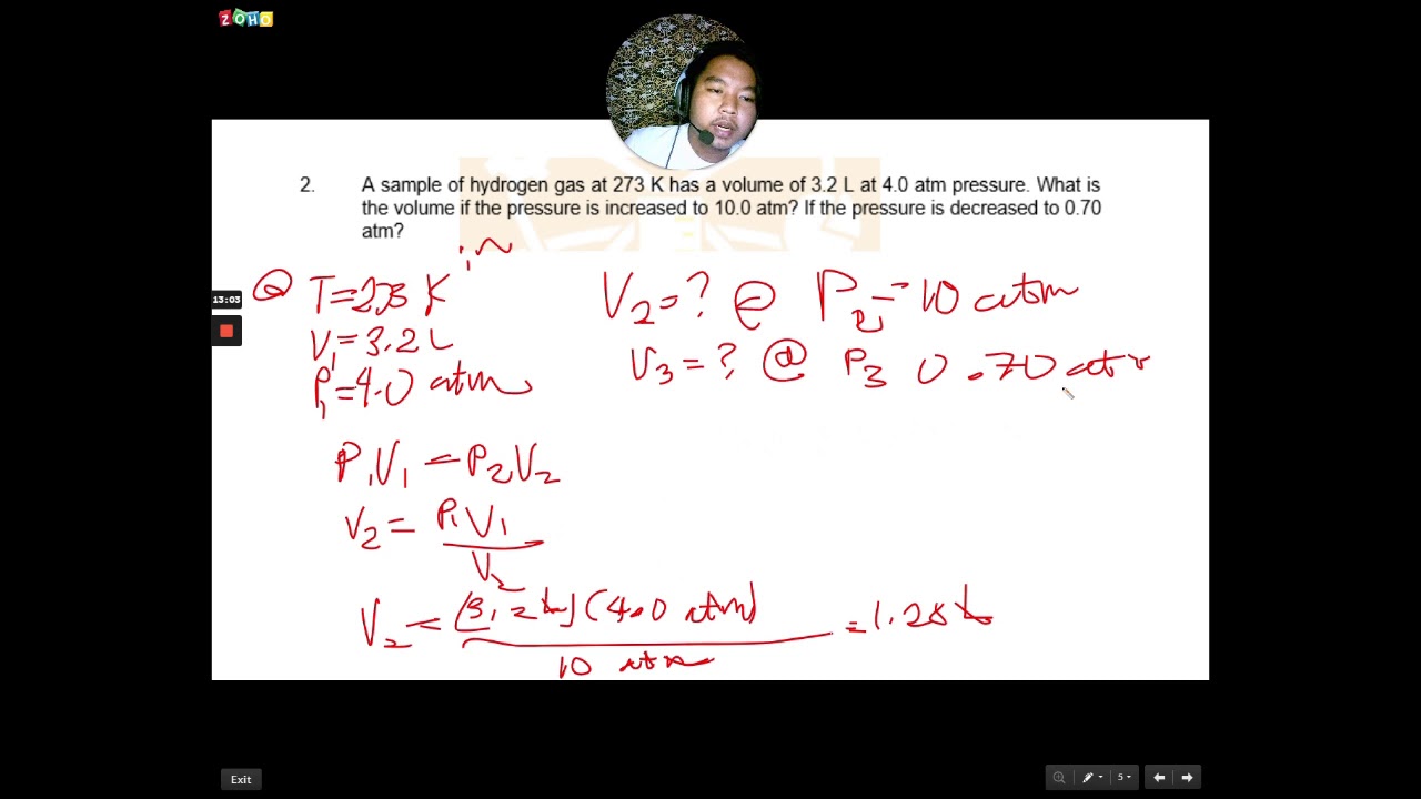 Gas Laws Practice Problems Part 1 YouTube