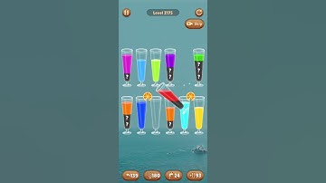 Water color sort level 2175 #androidgameplay #watersortpuzzle #shorts