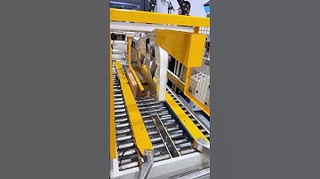 automatic folding I-shaped carton sealing machine, through the I-shaped carton sealing,
