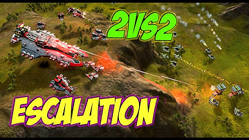 Ashes of the Singularity Escalation-Epic 2v2 massive battle