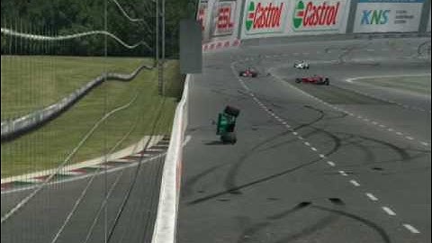 LFS NASCAR and Oval Crash Compilation