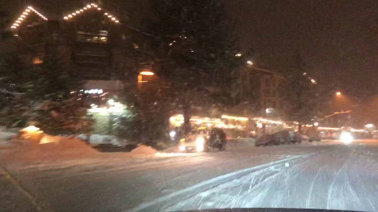 Blizzard Starts at Mammoth Mountain YouTube