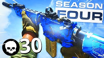 the SEASON 4 M4A1 SETUP in WARZONE! 30 KILL GAMEPLAY! (Modern Warfare Warzone)
