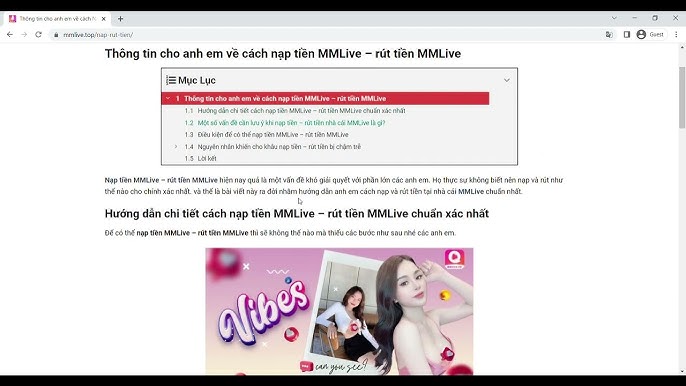 Tải App MMLive - Giải Trí Đỉnh Cao, Kết Nối Toàn Cầu