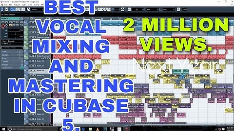 How To Mix And Master Vocals in Cubase 5 From Start to Finish