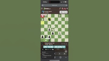 Smothered Checkmate! #fyp #chess #clydearellano