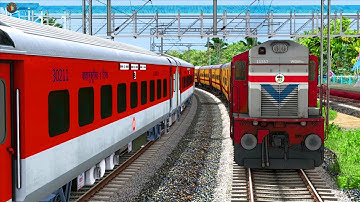 Train High Speed Perfect Crossing #14 | BUMPY RAILROAD | Train Simulator | Railworks 3 | NTG GAMING