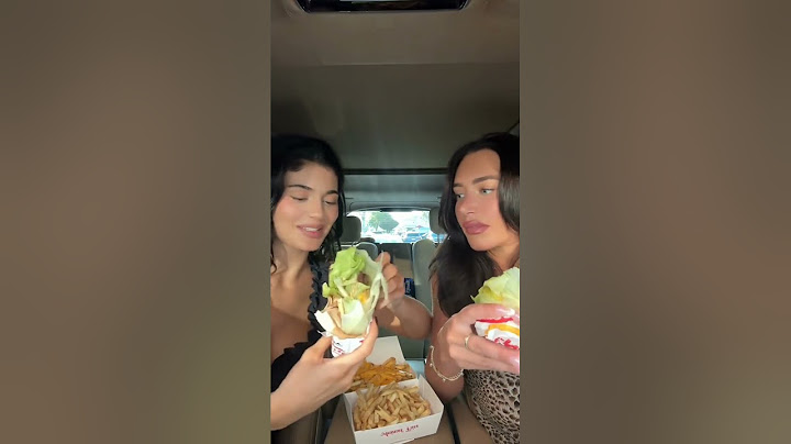 Kylie Jenner and BFF Stassie Karanikolaou eat In N Out in car