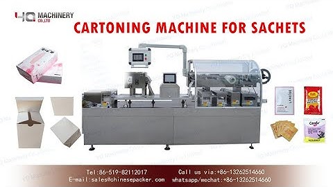 cartoning machine for sachets|automatic horizontal pouch cartoner with counting system