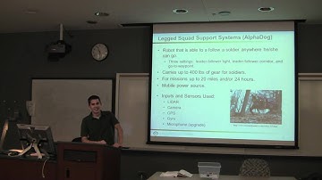 Introduction to Robotics Course -- Lecture 6 - Example Robots