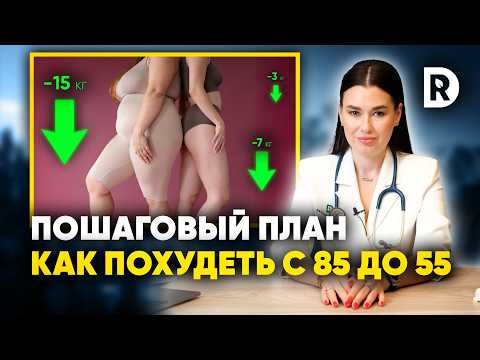 Как ПОХУДЕТЬ раз и НАВСЕГДА. Лучший пошаговый ПЛАН в 2025
