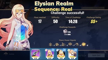 BAD RNG!!! Valkyrie Gloria Elysian Realm Difficulty 50 [Honkai Impact 3rd]