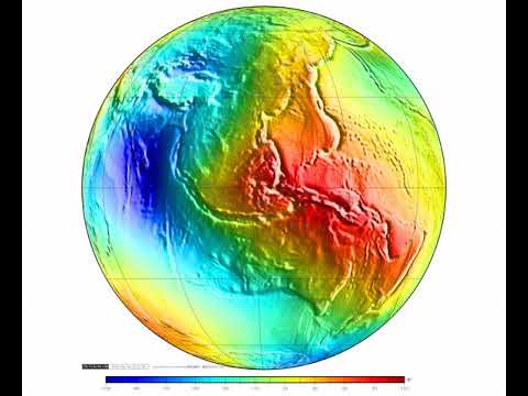 地球的真实轮廓：大地水准面(Geoid) EGM96 版本