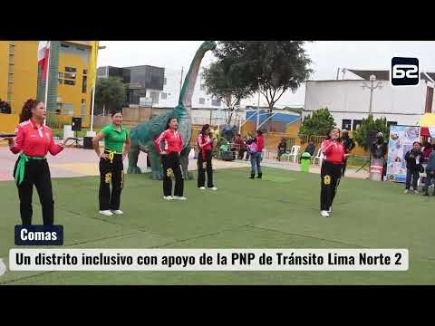 Comas: un distrito inclusivo con apoyo de la PNP de Tránsito Lima Norte 2