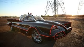 Driving the one and only, original Batmobile