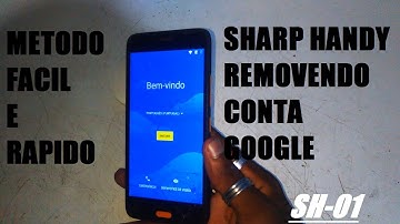 Como remover conta Google sharp Handy | Como remover conta google Sharp handy sh-01 | Sharp SH-01