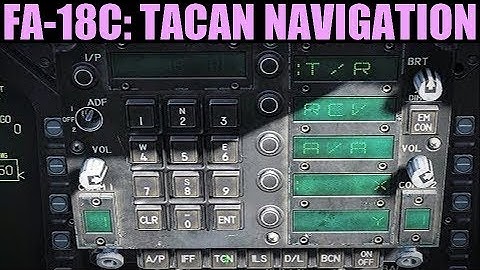 FA-18C Hornet: TACAN & Radial Intercept Navigation Tutorial | DCS WORLD