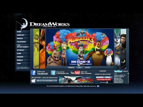 Dreamworks Animation flash