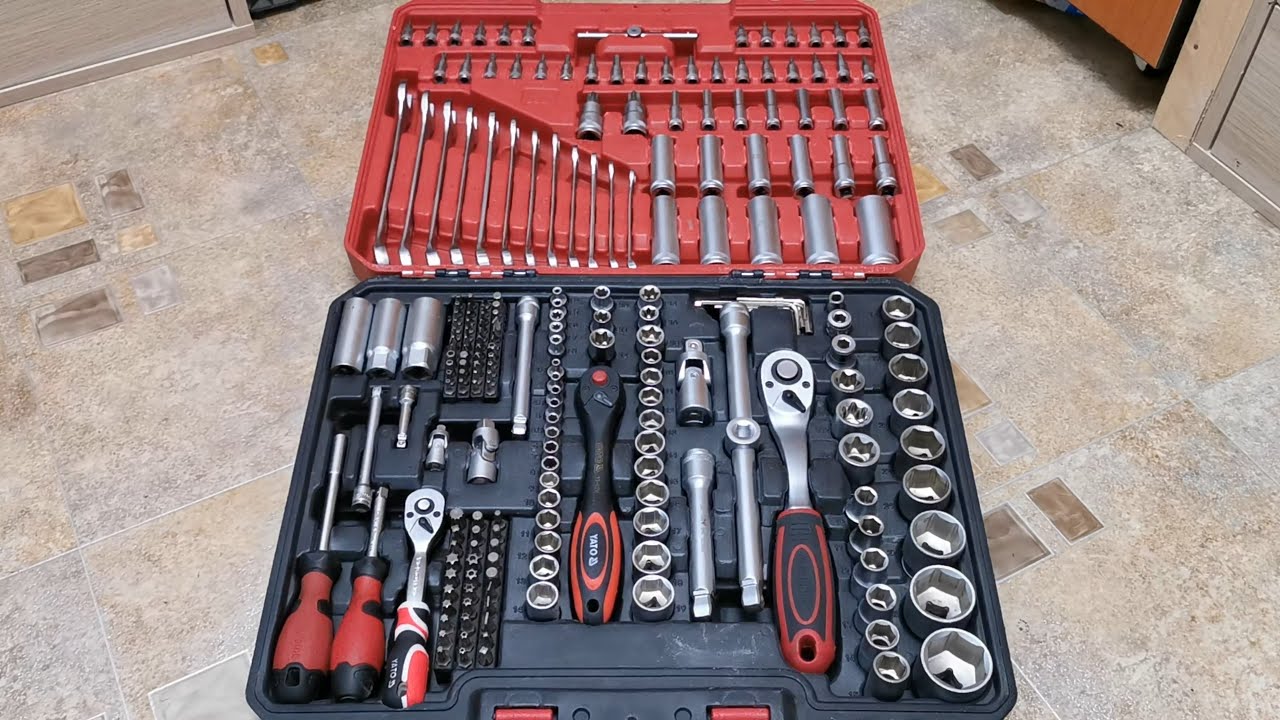 Parkside 216 pieces Socket Set (from Lidl or Kaufland) - test and review -  YouTube