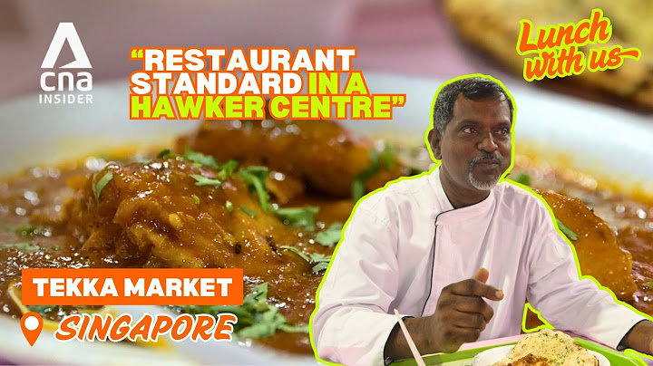 S$6 Michelin Meals at Indian-Pakistani Hawker Stall in Tekka | Lunch With Us: Singapore