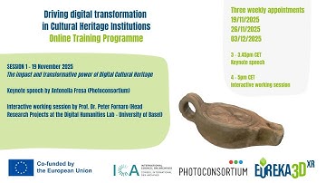 Driving digital transformation in Cultural Heritage Institutions - Session 1