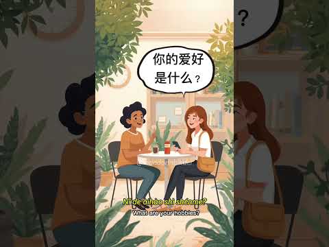 Easy Chinese Dialogue Talking About Work Hobbies Chineseconversation Mandarin Chineselanguage 
