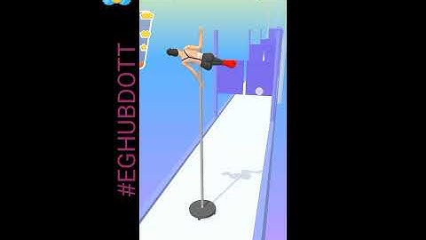 NOOB vs PRO vs HACKER - Pole Dance game | Android iOS games | #EGHUBDOTT