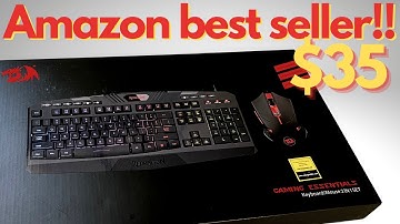 REDRAGON S101 Gaming keyboard/mouse bundle Unboxing | ASMR