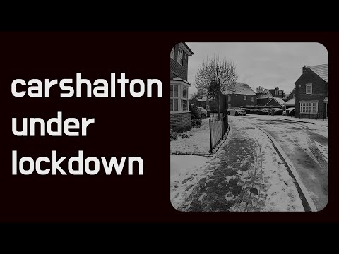 Walking London UK - Carshalton-On-The-Hill under Covid lockdown