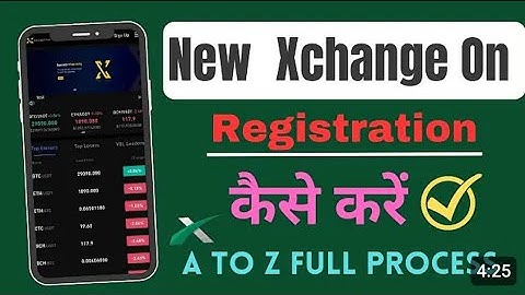 How To Create XchangeOn Account Step by Step - Make Crypto Exchange account for cryptocurrency today