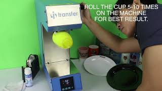 How to Laser Heat Transfer on Acrylic Cup - Laser Printing Tutorial