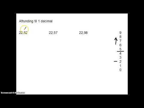 Video: Sådan Opdeles Decimaler