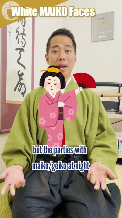 Why are Maiko's/Geiko's Face WHITE with Makeup? #Shorts