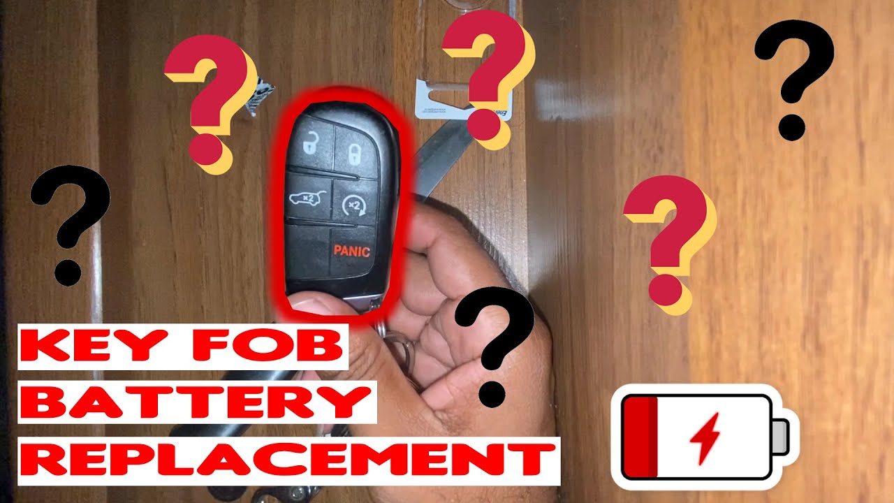 How to replace Dodge Key Fob Battery for Durango / Charger / Challenger