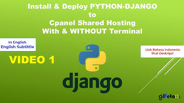 Vid.1 - Deploy Python Django to Cpanel Shared Hosting - with Terminal