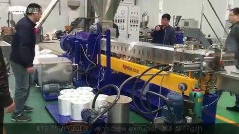ABS/PA/PC/PP with Glass fiber Twin screw extrusion line