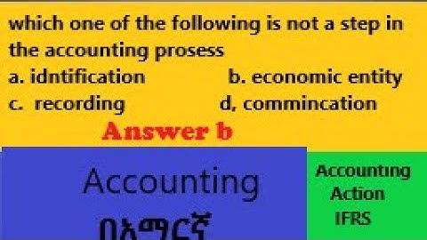 Accounting Basics Multiple Choice Questions - Accounting Test Questions