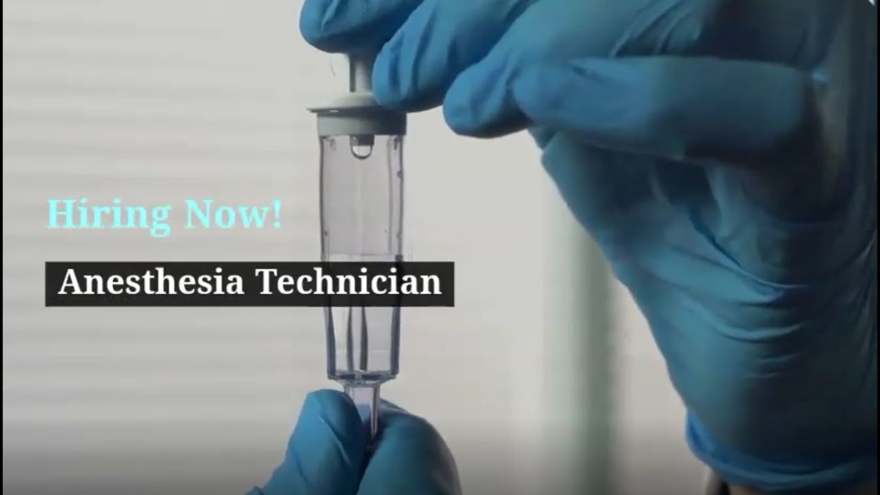 Anesthesia Technician YouTube
