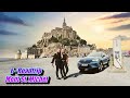 Normandie Reise im Elektroauto. Mont Saint Michel - Volvo C40 Recharge Roadtrip.