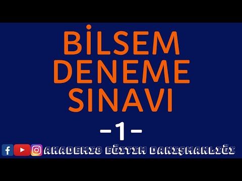 BİLSEM Deneme Sınavı - 1