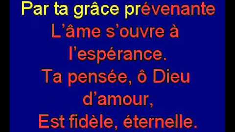 A mon Dieu je me confie