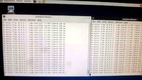[OpenFlow Testbed] Simple Topology with 2 nodes: NetFPGA and OpenVSwitch.