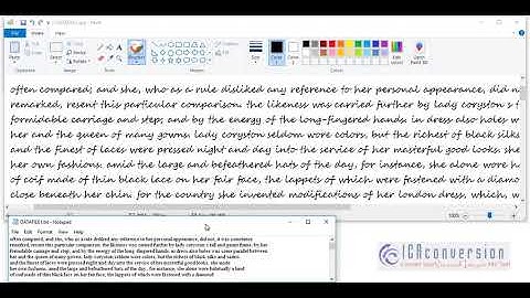 Convert Image to Notepad