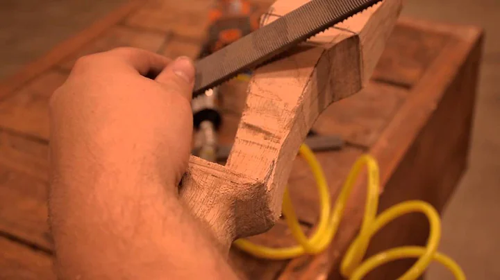 How To Make A Bow Weapon - Making The Backside of Your Wood  Bow Riser