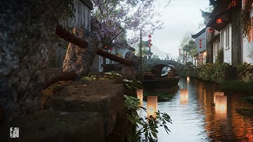 Ancient Town Animation Rendering with D5 Render 1.8.0 From Showing Inspiration