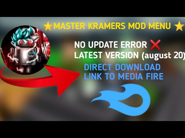 ROBLOX (MASTER KRAMERS) MOD MENU, UPDATED VERSION MOD APK HACK