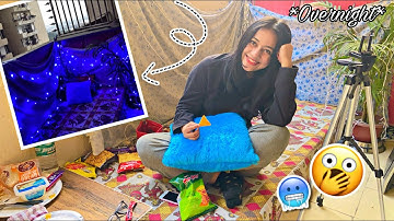 Living In My Balcony For 24 Hrs | *OVERNIGHT* 😰 | Vlog