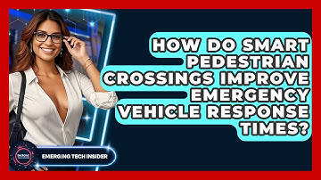 How Do Smart Pedestrian Crossings Improve Emergency Vehicle Response Times? - Emerging Tech Insider