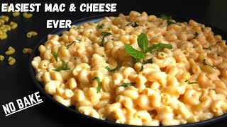 No Bake Mac and Cheese Recipe | How To Make No Bake Mac and Cheese| White Sauce Pasta | Bowl To Soul Resimi