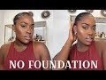 MY 'NO MAKEUP' MAKEUP LOOK NO FOUNDATION or CC CREAM ON DARK SKIN 2021 l LUCY BENSON